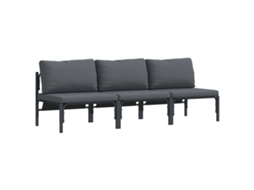 Maison Exclusive - Móveis Para Exterior 3 Pcs Antracite 80 X 80 X 71 Cm Aço