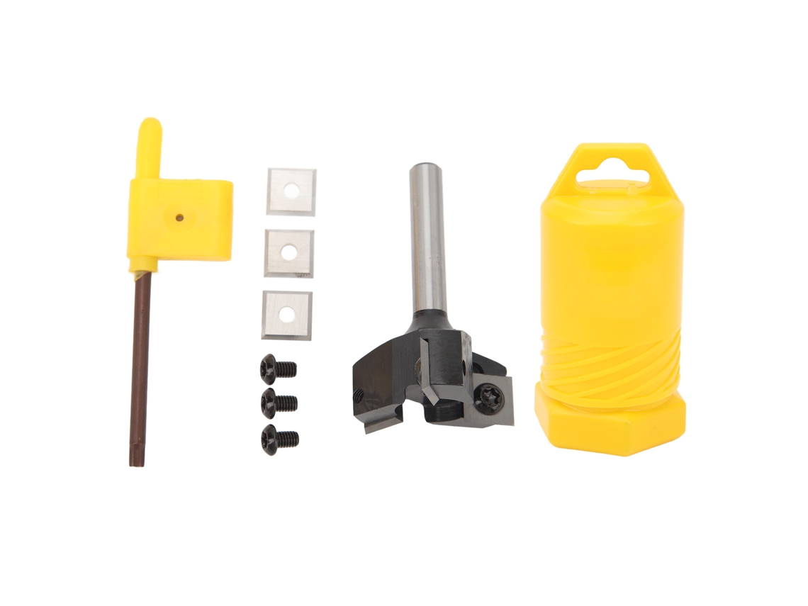 Router Broca Para Tablero De Desperdício 3 Ranuras 8mm, Mangos, Diámetro De Corte 1-1/2 Polegadas Para Planchado Y Ranurado De Madeira