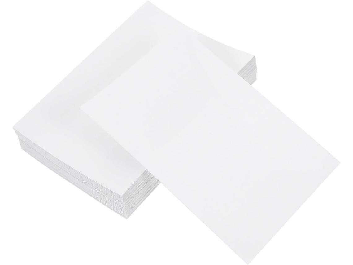 Folhas de PVC autoadesivas Garneck, 100 unidades, para laminação de fotos e documentos. Película protetora antirreflexo ideal.