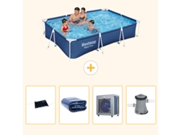 Bestway Piscina Bestway Steel Pro Retangular - 300x201x66 Cm - 5-peças S42
