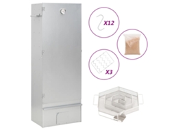 Vidaxl Defumador P/ Churrasqueira C/ Gerador Fumo Frio Aço Galvanizado