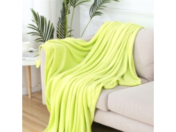 Manta de Flanela Lã Fansu Cor Sólida Microfibra Macia e Quente para Outono Inverno Colcha Fofa Quarto Ou Sofá