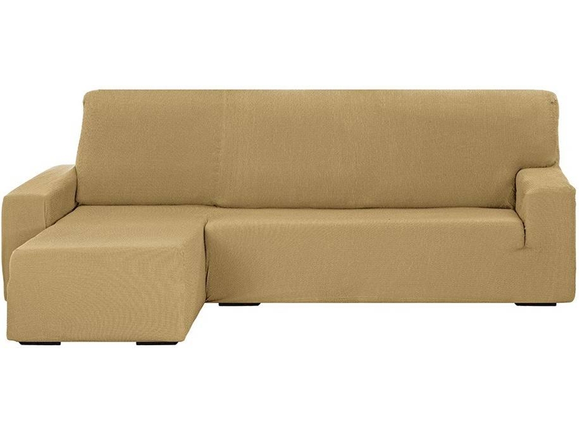 Capa Chaise Longue TODOPARAMICASA Túnez Bege (Braço Esquerdo Curto - 240 cm)