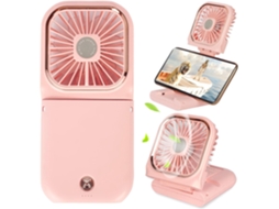 Ventilador de Mesa EIFSON Silencioso 5 Velocidades Oscilação 90° com Luz