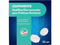 Pastilhas Limpeza De Próteses Continente