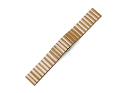 Pulseira De Aço Inoxidável Maciço Com Encaixe Bambu E Fecho Borboleta Duplo Pressão, Compatível Com Apple Watch Series 9 8