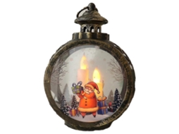 Suprimentos Para Decoração De Natal Luzes De Led Redondas Para Pendurar, Portáteis. Hengjian