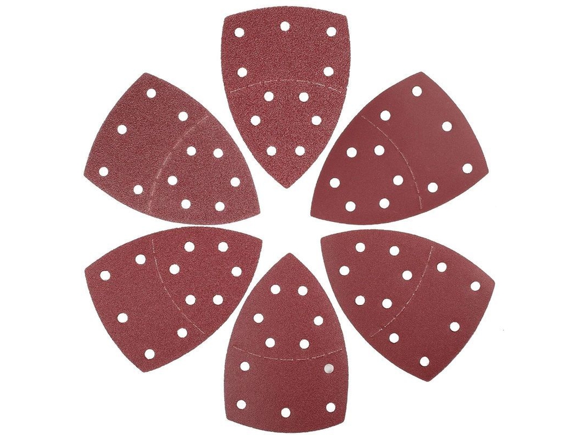 180 Folhas de Lixa Triangular 105x152mm S/MARCA