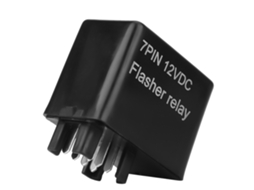 Laxiscreed Relé De Flasher Dc 12v 7 Pinos Normalmente Aberto Para Automóveis