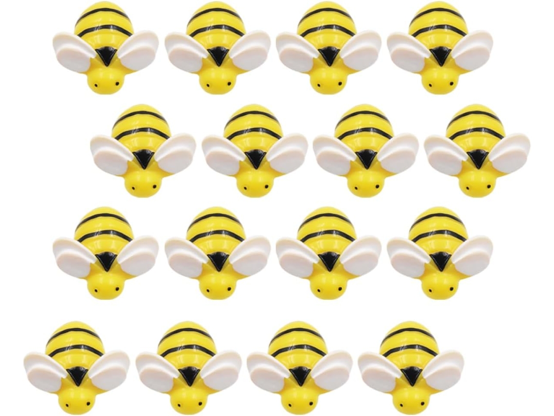 Conjunto De 60 Tachinhas Decorativas Em Formato Abelha Para Escritório