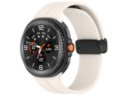 Pulseira Dobrável De Silicone Com Fecho Magnético Para Samsung Galaxy Watch 8 40mm / 44mm