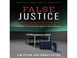 Livro False Justice de Nancy Petro (Inglês)