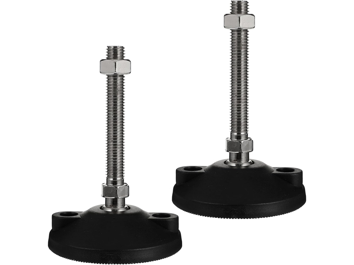 Conjunto De 4 Tapetes Nivelamento Ajustáveis Para Equipamentos Máquinas, Acessórios Para Nivelamento De Pés E Mesas