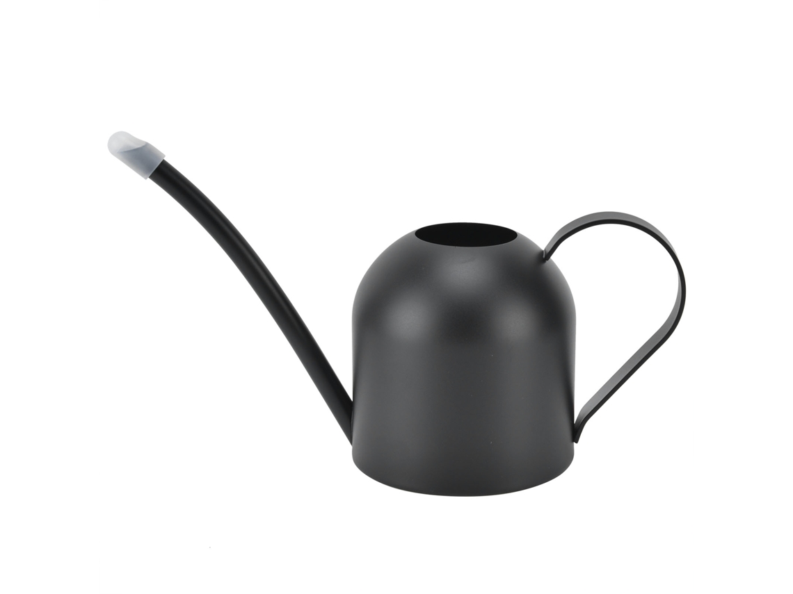 Regador de 500ml em aço inox preto AQUAFORGE