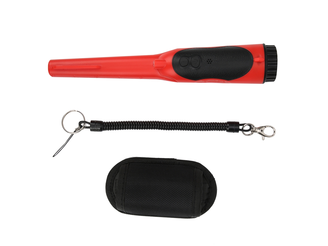 Detector de Metal Portátil IP68 com Prova D'água, Lanterna LED e Modos de Alarme, Localizador de Metais Manuseável | S/MARCA