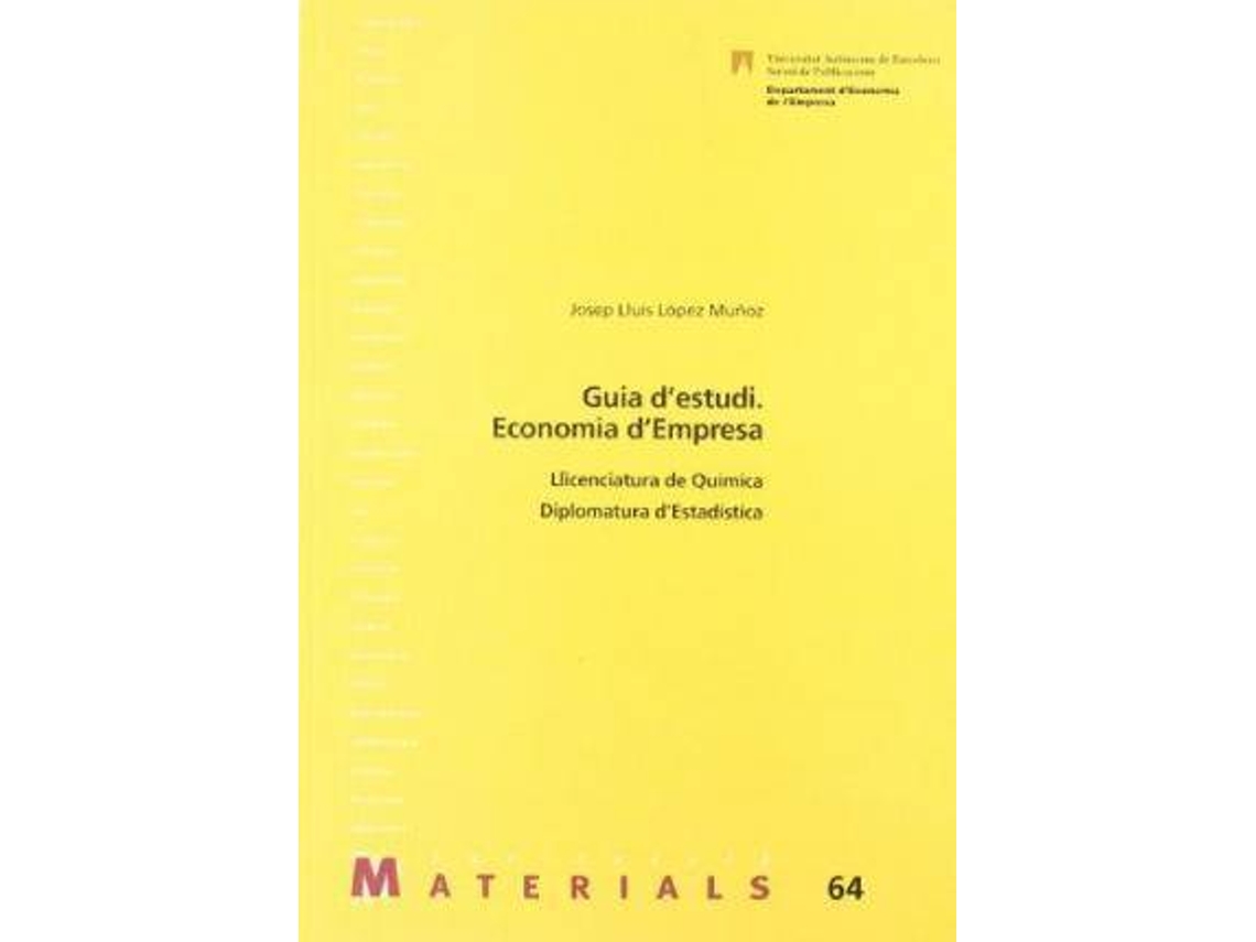Livro Guia destudi de Josep Lluís López Muñoz (Espanhol)