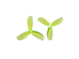 Hélices Gemfan D3.5 De 3 Pás, 3,5 Polegadas, Em Policarbonato, Na Cor Cinza Transparente (2 Pares), Com Furo De 1,5 Mm, Para Drones De Corrida Fpv.