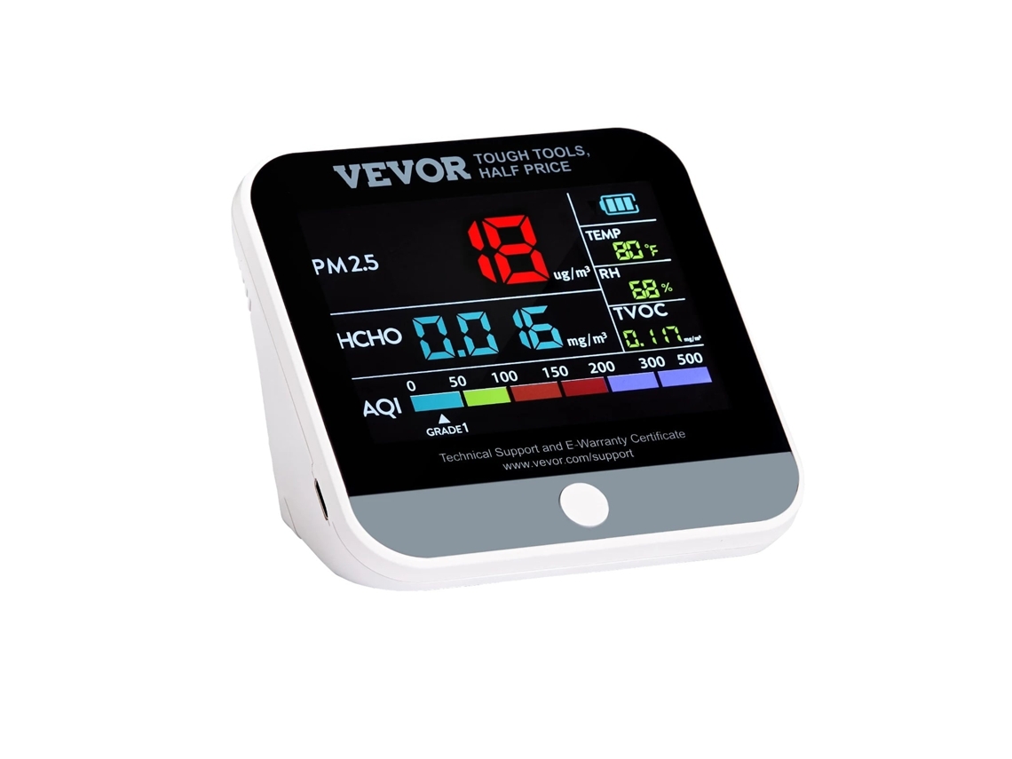 Lurelia Medidor De Qualidade Do Ar Co2, Pm2,5, Temperatura, Humidade