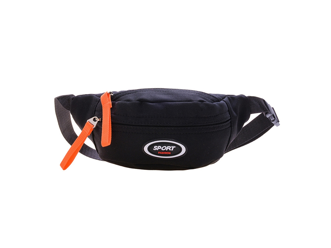 Bolsa Tipo Estilingue para Mulheres Homens Crianças Mochila Tipo Estilingue Bolsa de Ombro Transversal no Peito Preta