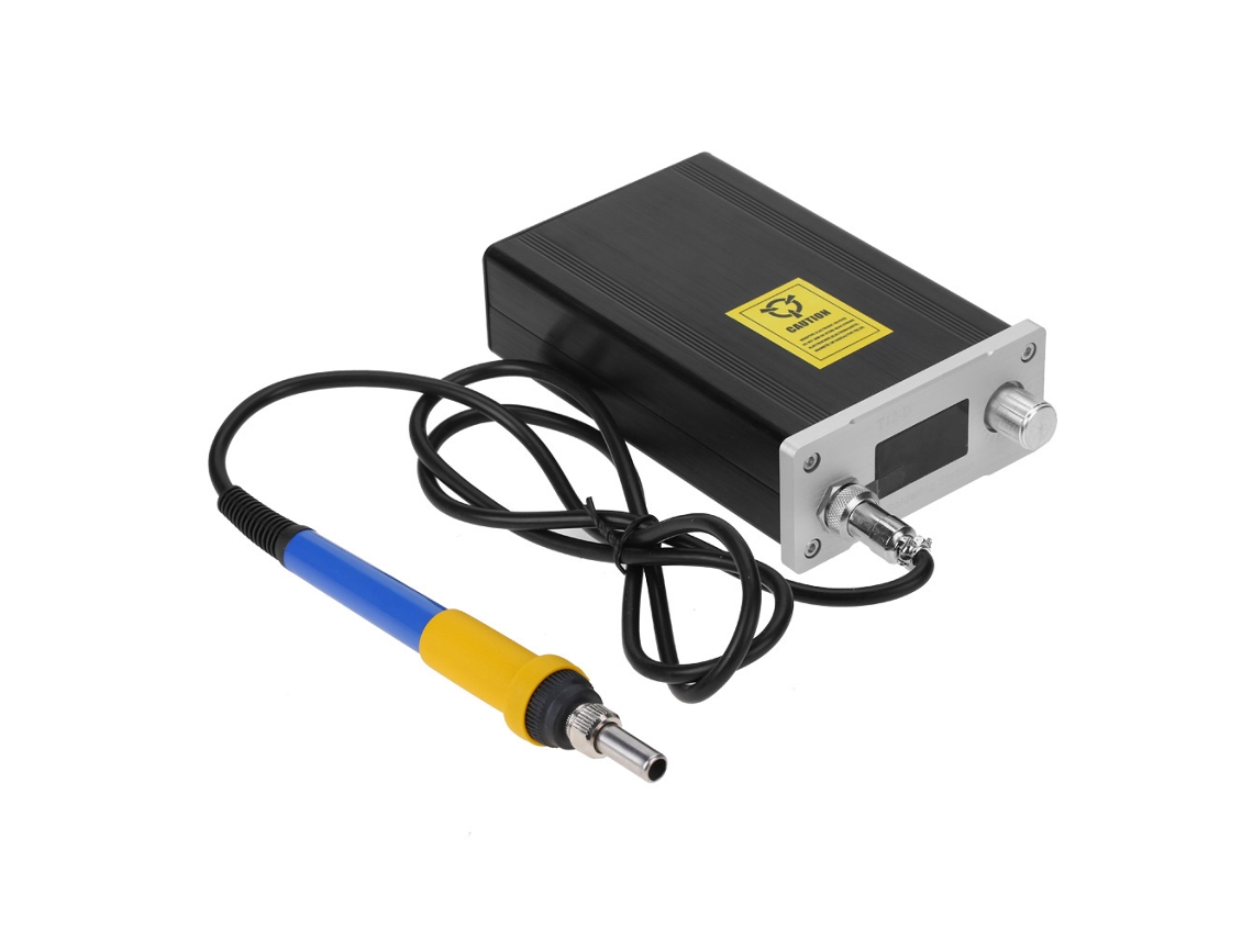 Estación De Soldadura Digital T12 Oled Ajustable Portátil Para Reparación Smd