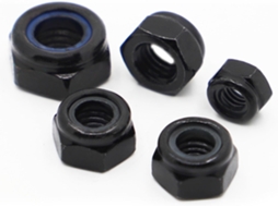 Porcas Sextavadas Autotravantes, Aço Carbono Preto, M2-m14, Tamanhos