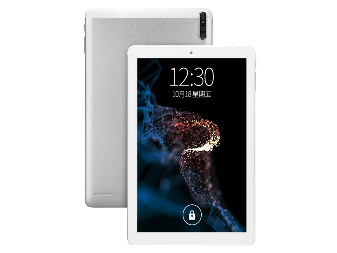 Tablet (wifi De Duas Bandas, Com Chamadas) 10,1 Polegadas Android 11 6gb+128gb Prata