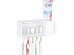 Suporte multifuncional autoadesivo para escova de dentes AQUAFORGE