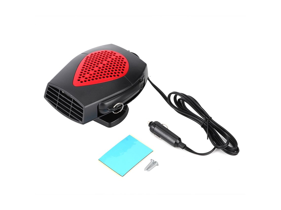 Aquecedor Portátil para Carro 24v, Desembaçador, Acessórios de Aquecimento para Veículos, Vermelho e Preto BRILVIBERA