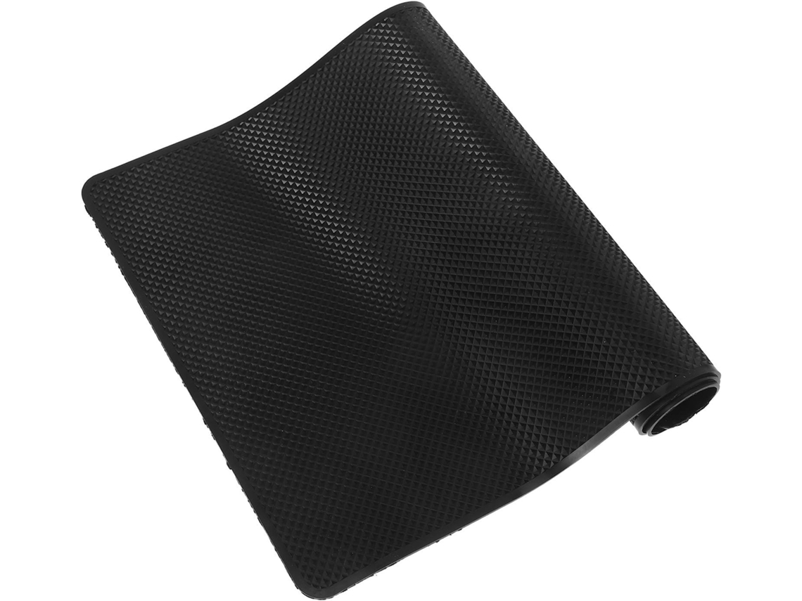 Tapete/almofada De Pvc Preto Antiderrapante, Resistente Ao Calor E Durável.