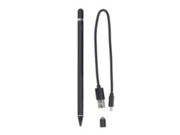 Aetheria caneta Capacitiva Ativa Ponta Fina Universal para Tablets Smartphones Ios Android Preta
