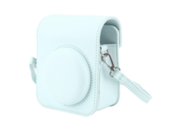 Bolsa Protetora para Mini Câmera Instantânea, Estojo de Pu com Alça de Ombro Ajustável para Câmera Fujifilm Instax Mini 12, Verde Menta. TAISHENGDA