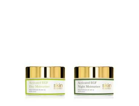 K2 Activated EGF day moisturiser + Activated EGF night moisturiser