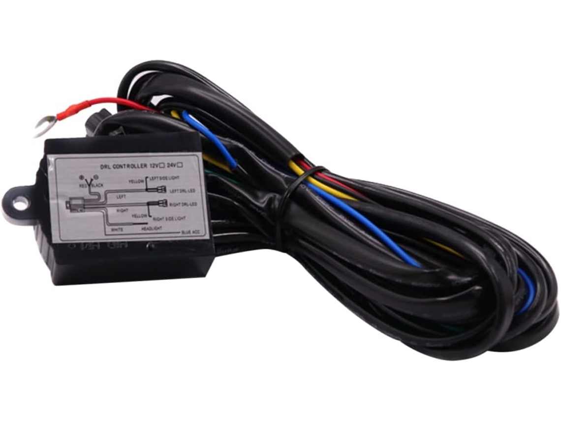 Controlador De Led Drl Multifuncional Iplusmile Com Função Atraso Para Acessórios Carro, Módulo À Prova D Água Para