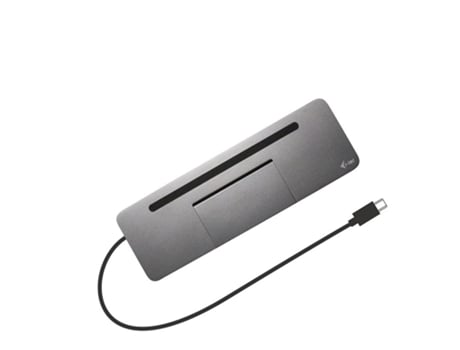 Metal C31FLATDOCKPDPRO Base & Duplicador de Portas com Fios USB 3.2 GEN 1 (3.1 GEN 1) TYPE-C Cinzento