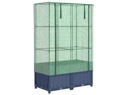 Raised Bed, Raised Beds Vidaxl Cinzeto Polipropileno (80 X 40 X 138 Cm)