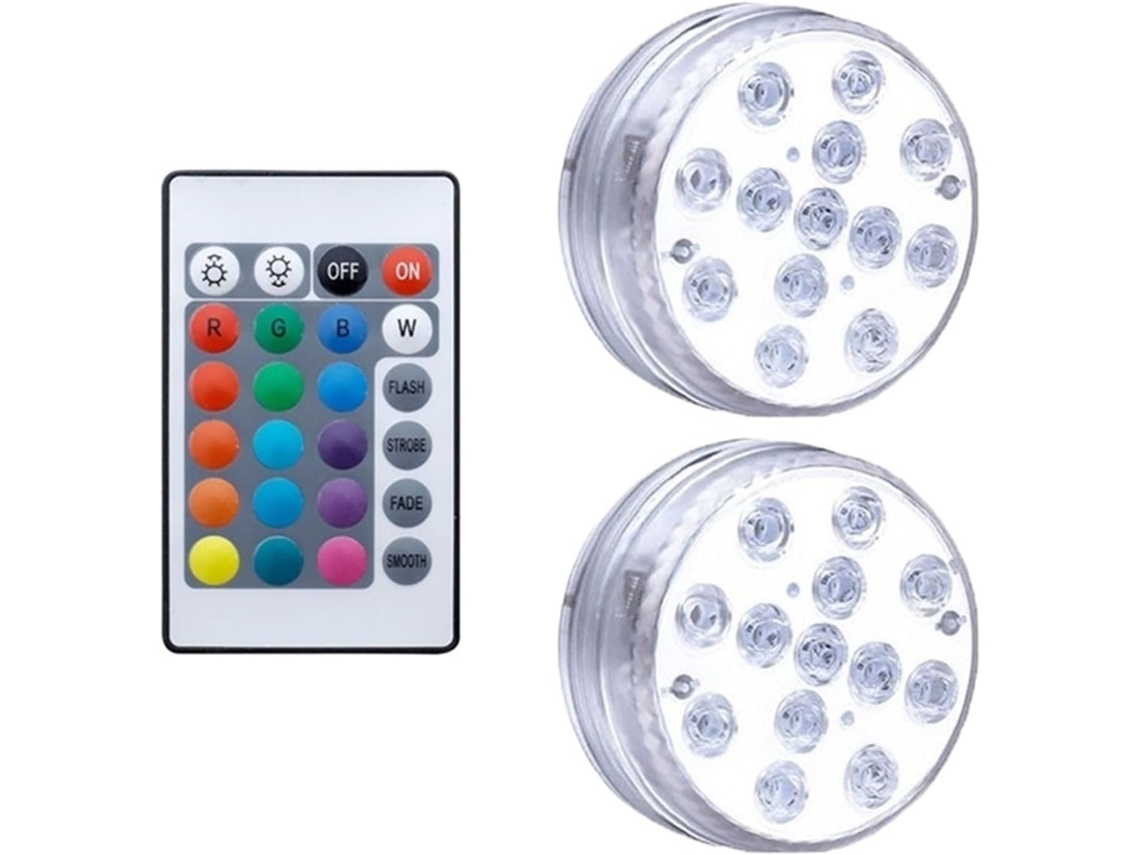 Submersível 13 Noturna Subaquática Velas Tigela Decoração Festas Casamentos Natal Piscina Prova Ip68 1 Controlador 2 GOKOCO