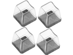 Protetores De Pés Mini Cadeiras 14a 19mm, Conjunto De 4 Peças, Capas De Silicone Para Pés Móveis Em Pisos Azulejo