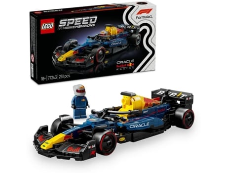 LEGO Speed ????Champions: Oracle Red Bull Racing RB20 Modelos montáveis ??de carros de corrida de F1 para adultos com 1 minifigura de piloto de F1 (251 peças)