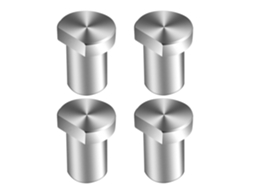 Blocos De Batente De Bancada 4 Peças Em Aço Inox,acessórios Fixos Para Mesa De Madeira Com Furo De 20 Mm Btforus