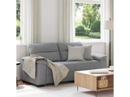 Vidaxl Sofá De 2 Lugares Em Tecido 180x81x84 Cm Cinzento-claro