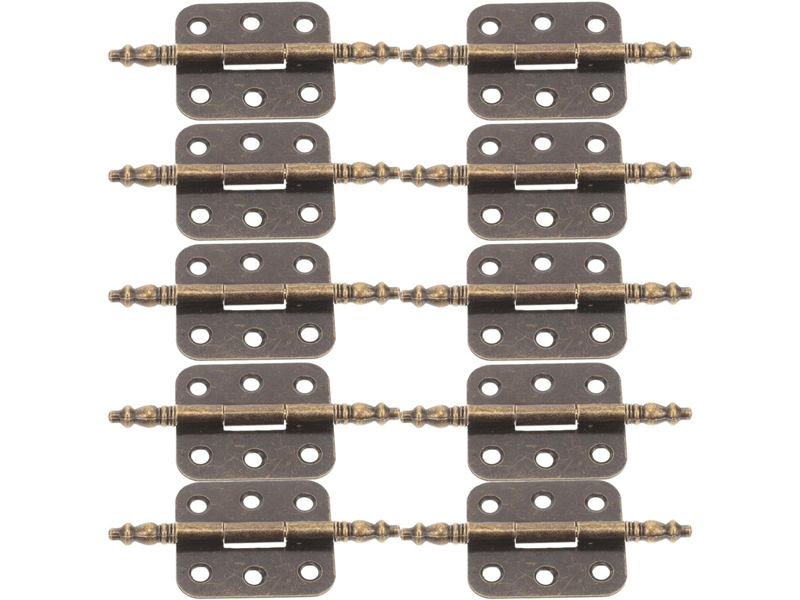Dobradiças De Ferro Antigo Magiclulu Para Portas Armários, Para Uma Instalação Estável E Segura, Conjunto De 10 Peças