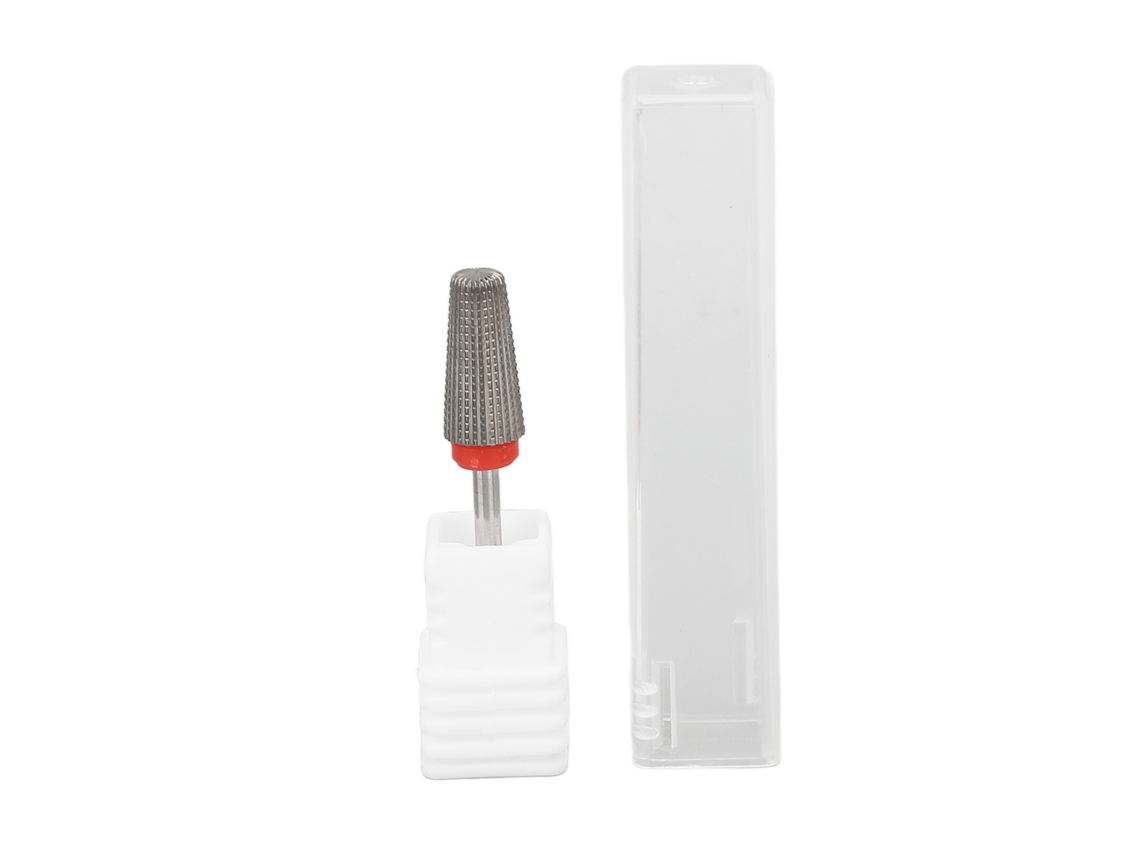 2026altiro-broca De Furadeira De Unhas De Aço Tungstênio 3 Dentes Multifuncional Broca De Polimento De Unhas Círculo Vermelho