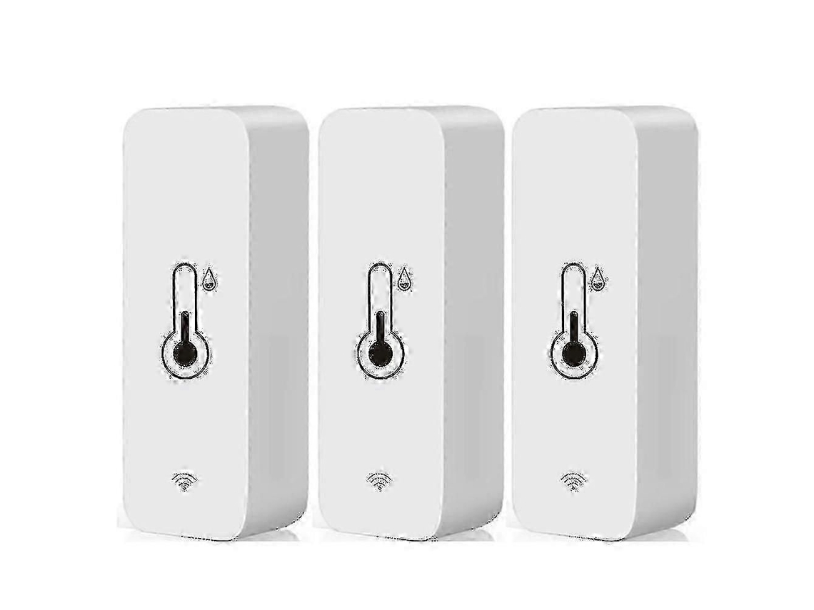 3x Tuya Wifi Sensor De Temperatura E Umidade Higrômetro Interno