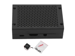 Caja Protectora para Raspberry Pi 3, Estuche de Alumínio com Ventilador de Resfriamento S/MARCA