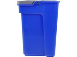 Balde Grande De Plástico Azul De 4 Litros Com Alça Resistente Para Uso.