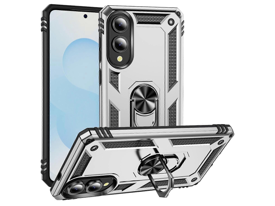 Capa De Pctpu Com Suporte Para Samsung Galaxy S25 Edge