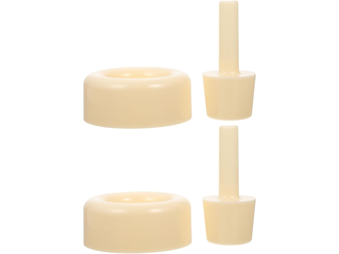 Conjunto De 2-formas Plástico Branco Para Casquinha Sorvete