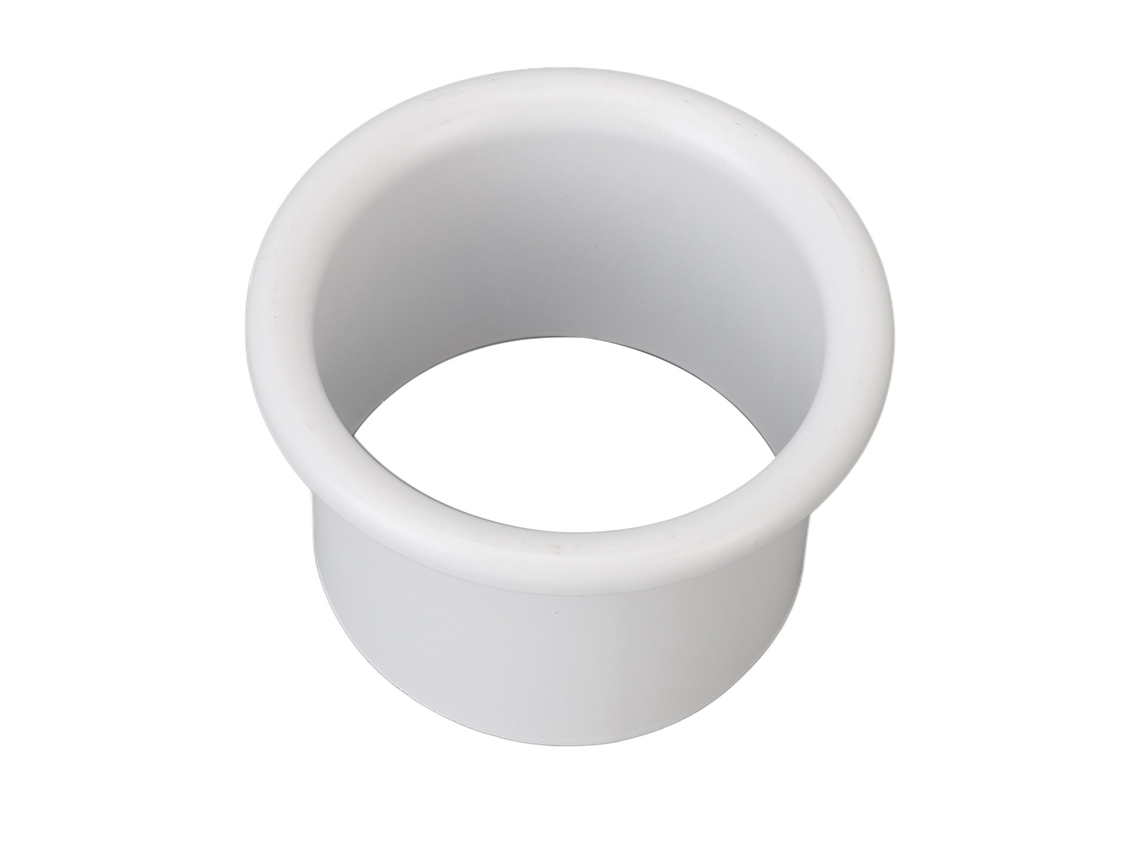 Suporte para secador de cabelo em aço inoxidável, embutido, para banheiro, casa ou salão de beleza, branco.