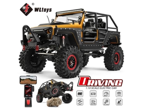 Carro Rc 1/10 4wd 2.4g, Veículo Off Road Profissional Com 45 Minutos De Autonomia, Modelo Escalada. Aeuzwr
