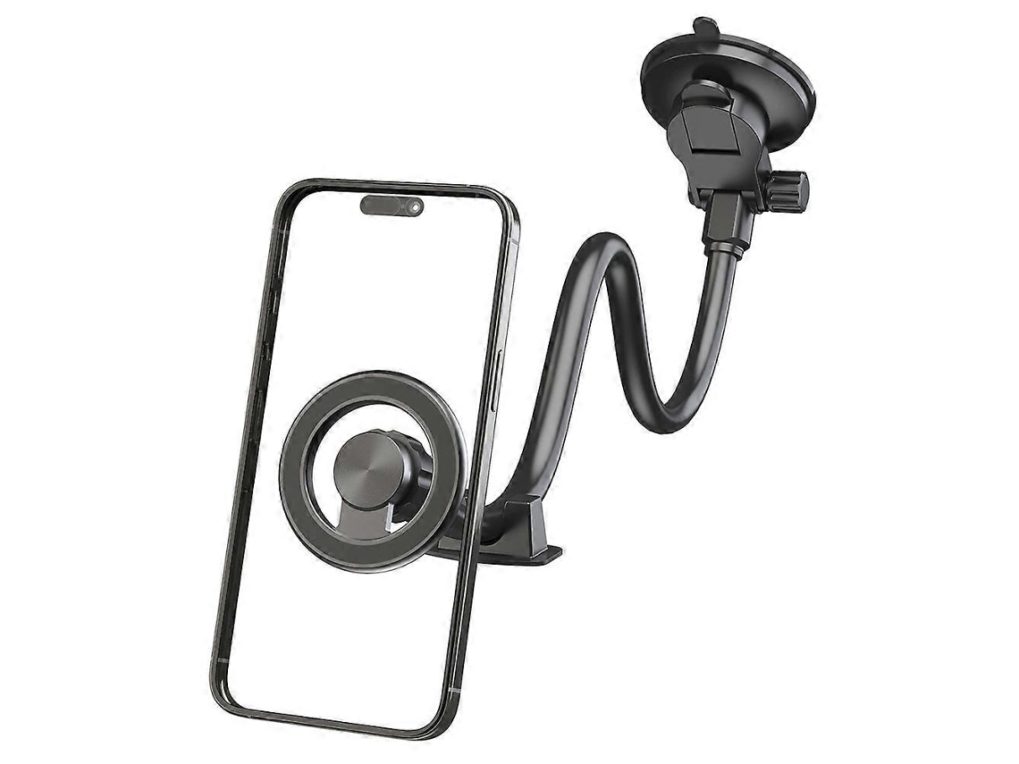 Suporte Magnético Universal Para Celular Em Carro X035, Flexível, Com Pescoço De Ganso E Braço Longo, Com Ventosa